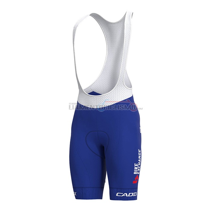 Gilet Antivento Bike Exchange Manica Corta 2022 Blu